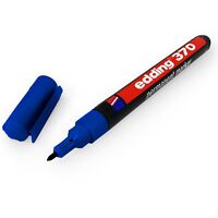 1mm Kugelspitze Edding 370 Permanent-Marker Stift Blau– Einzel