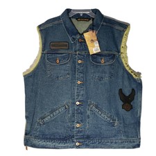 gilet jeans harley in vendita - | eBay