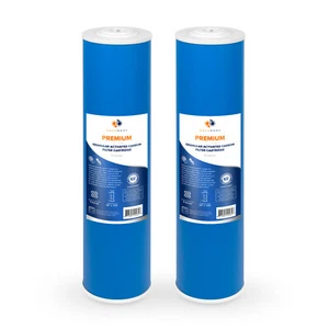 "Cartucho de filtro de agua de carbono GAC Premium Aquaboon 5mic Big Blue 2UNK 20x4.5" - Imagen 1 de 1