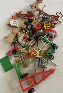 Lot Of Playmobil And Other Brands Random Parts And Pieces Play Sets - Picture 1 of 4