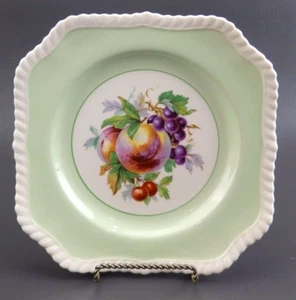Johnson Bros Brothers England California GREEN Square Lunch Salad Dessert Plate - Picture 1 of 4