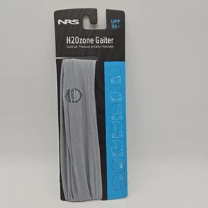 NRS H20zone Gaiter Quarry Light Grey Neck Upf 50+ New Camping Backpacking Hike - Picture 1 of 2