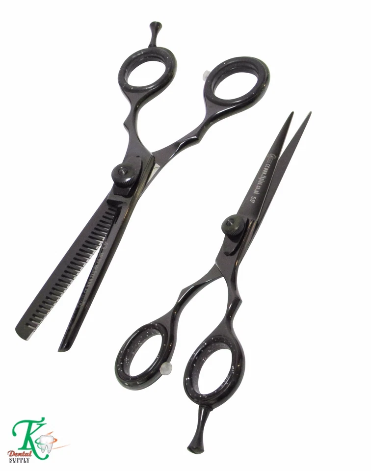 TK PLUS Friseur Friseur Rasierer & Effilierschere Haare schneiden Set 5.5 " NEU scissor
