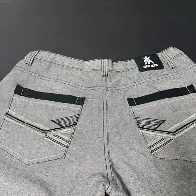 Red Ape Jeans Size 40x30Skater Hip Hop Streetwear Pants Med Wash Grey - Image 1 of 4