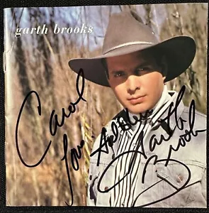GARTH BROOKS PERFECTLY AUTOGRAPHED CD COVER. HAND-SIGNED. THE BEST ON EBAY! - Picture 1 of 1