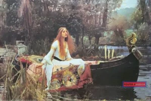 The Lady of Shalott By John William Waterhouse Poster 24 X 36 - Picture 1 of 2