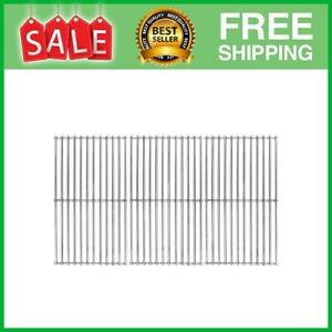 Set of 3 Grill Grate 19 1/4" Stainless Steel Cooking Grid for Brinkmann, Charmgl