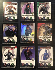 2000 The X-Men Movie Trading Card - 9 cartes  - 1 foil