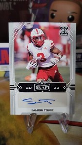 2022 Samori Toure Leaf Draft Auto Card Nebraska Cornhuskers Green Bay Packers