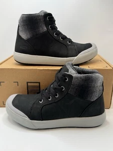 Keen Women's Elena Mid Height Leather Hiking Boot Leather Black Size 7.5 NWOB - Picture 1 of 7