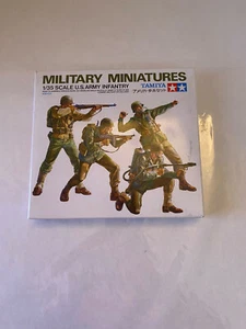 Vintage Military Miniatures U.S. Army Infantry Tamiya 1:35 Model Kit - Picture 1 of 2