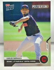 Carlos Carrasco 2020 Topps Now Postseason #PS-86 - CLEVELAND INDIANS SP /157