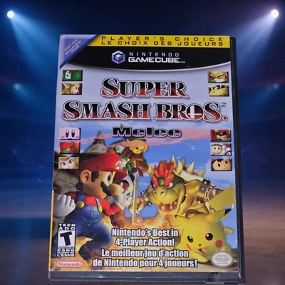 Super Smash Bros Melee Nintendo GameCube CIB Complete Player’s Choice Version - Image 1 of 4