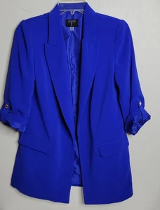 Tahari wunderschöner royalblauer Sakko Blazer Größe SP - Bild 1 von 9