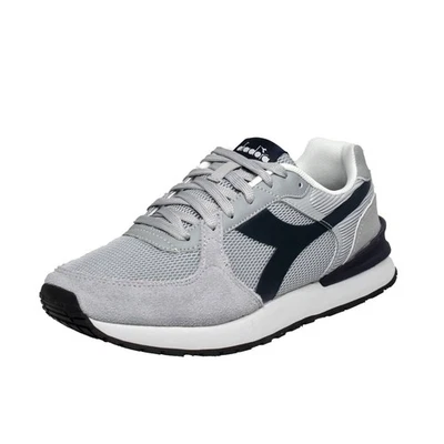 Diadora Fenice - Sneakers Basse In Tessuto Grigio - Uomo Scarpe Sneakers Casual - Immagine 1 di 3