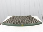 Hytrol 24"x 45° Curve Steel Skate Wheel Roller Gravity Conveyor Section
