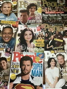 People Magazines Set Of 9 2025 Issues  - Picture 1 of 8