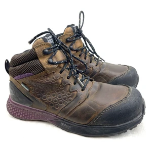 Timberland Pro Damen 9.5 Reaxion A219B braun wasserdicht Composite Toe Arbeitsstiefel - Bild 1 von 10