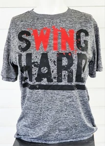 Camiseta para mujer RBX Performance manga corta grande (14/16) "swing hard" en muy buena condición - Imagen 1 de 11