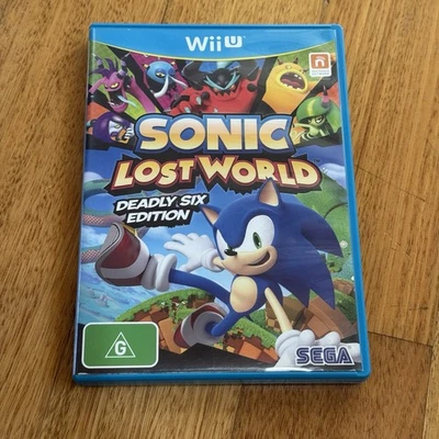 Sonic Lost World Deadly Six Edition Nintendo Wii U - Complete With Manual - Image 1 of 4