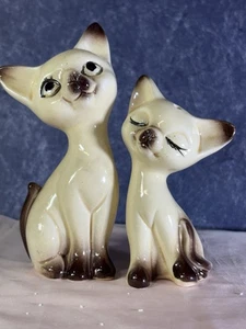 Vintage siamesische Katzen Salz & Pfefferstreuer 2161z - Bild 1 von 7