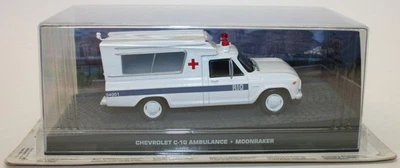 Fabbri 1/43 Scale Diecast Model - Chevrolet C-10 Ambulance - Moonraker - Image 1 of 4