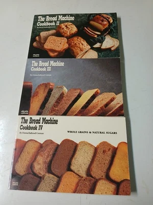 The Bread Machine Cookbooks Set Of 3 Volumes 2,3 And 4 Vintage 1991 And 1992 - Image 1 of 4