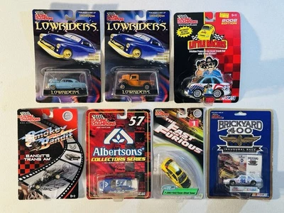 Racing Champions Lot Of 8 - LOWERIDERS, NASCAR, Fast & Furious - SEALED VINTAGE - Image 1 of 4