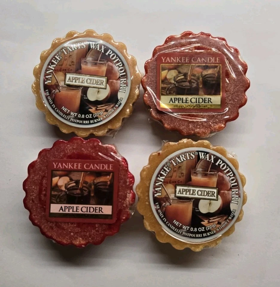 YANKEE CANDLE APPLE CIDER WAX MELT TART 0.8 OZ - PUMPKIN