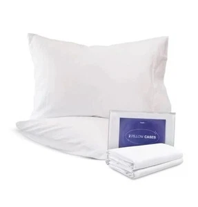 Cooling Pillowcases Size, 100% Cotton, Machine Washable, Breathable, Set Queen - Picture 1 of 3