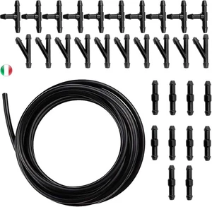 4M Kit Lavavetri Auto con Tubo Flessibile e 30 Connettori per Parabrezza - Foto 1 di 7