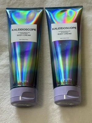 New Bath & Body Works LOT 2 KALEIDOSCOPE 24 Hour Moisture Ultra Shea BODY CREAM - Image 1 of 3