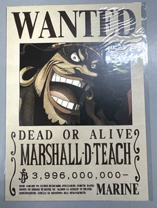 One Piece Official Mugiwara Store Marine Wanted Poster - Marshall D Teach (BB) - Bild 1 von 2
