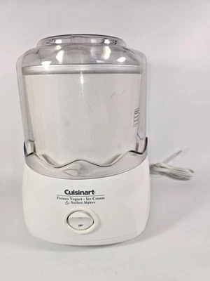 Cuisinart CIM-20 Frozen Yogurt, Ice Cream & Sorbet Maker – 1.5 Quart – White - Image 1 of 4