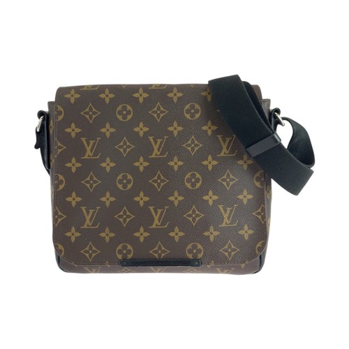 LOUIS VUITTON（LV） Borsa a tracolla Louis Vuitton Monogram Macassar DistrictPM M40935 marrone PVC LV