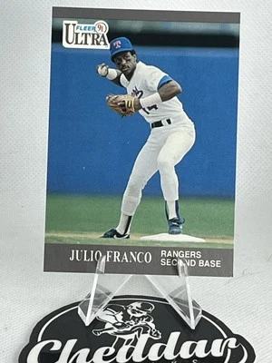 1991 Fleer Ultra Julio Franco #348 - Image 1 of 2