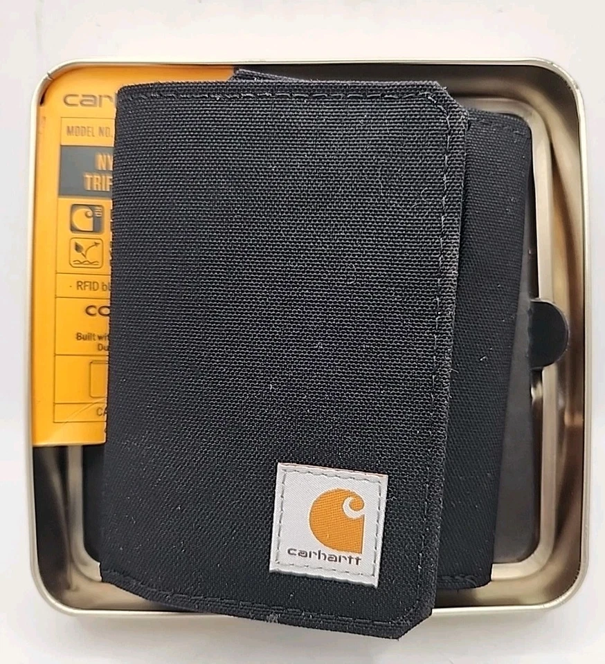 Carhartt Men's Nylon Duck Trifold Wallet
