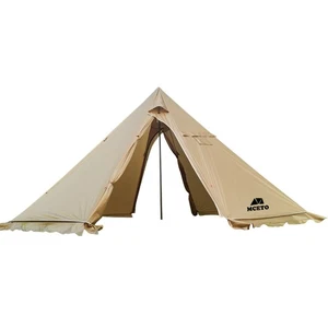 5-8 People Hot Tent With Stove Jack Camping Pyramid Teepee Tent For JLBI - Picture 1 of 7