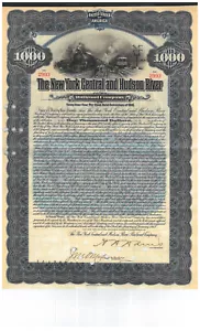 Anleihezertifikat der New York Central and Hudson River Railroad Company - Bild 1 von 1