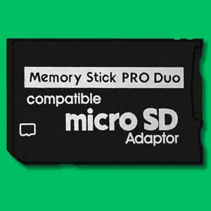Memory Stick Pro Duo Adapter Micro SD SDHC TF Card Reader Converter Camera PSP - Picture 1 of 8