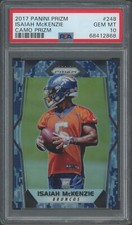 2017 Panini Prizm Isaiah McKenzie Camo SSP /25 Rookie Card #248 PSA 10 POP 1