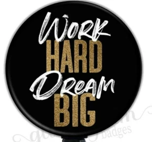Inspirierende einziehbare Abzeichenrolle, positiver Spruch Ausweis Clip Halter - 6382C - Bild 1 von 8