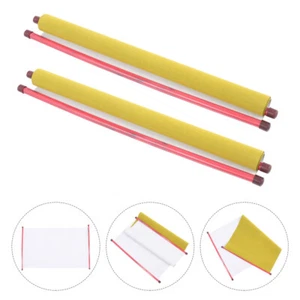 2 Pcs Calligraphy Fabric Book Chinese Rice Xuan Paper Blank Hanging - Picture 1 of 12