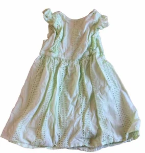 Abito bambina NUTMEG 100% cotone foderato all'uncinetto età 5-6 anni SPEDIZIONE GRATUITA - Foto 1 di 3