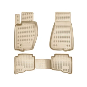 OMAC Floor Mats Liner for Jeep Grand Cherokee 2005-2010 Beige TPE All-Weather 4x - Picture 1 of 10