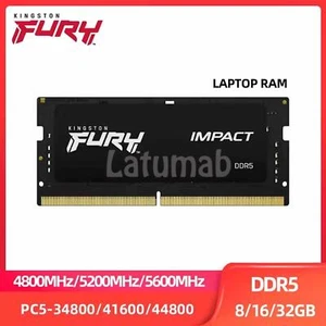 FURY Impact DDR5 8/16/32GB 4800 5200 5600MHZ Intel XMP 3.0 262pin RAM SODIMM Lot - Picture 1 of 7