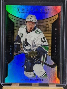 2019-20 UD Trilogy Quinn Hughes Rookie Premieres Level 2  046/499