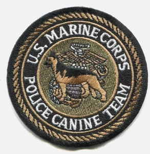USMC CANINE MP SWAT POLICE K-9 GERMAN SHEPHERD SEARCH and RESCUE vêlkrö PATCH - Picture 1 of 13