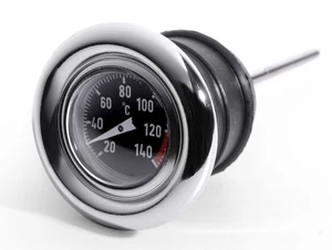 Oil Temperature Measuring Rod Celsius Chrome for Harley-Davidson Softail + Sportster - Picture 1 of 4