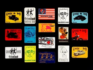 Grateful Dead Backstage Pass en blanco sin fecha Jerry Garcia Mouse Griffin coches artísticos - Imagen 1 de 12